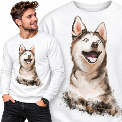 BLUZA  ZWIERZĘTA  HUSKY